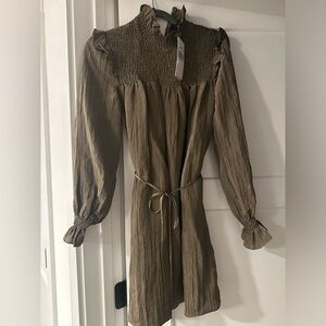 French connection green dress